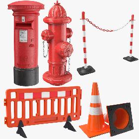 3D model Street Elements Collections